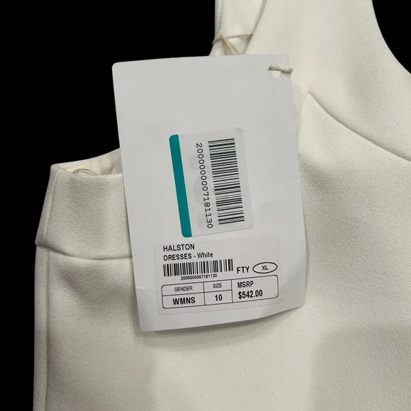 NWT Halston Cora Fitted Midi Sheath Dress - Picture 2 of 8